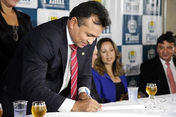 F&aacute;bio Abreu toma posse como secret&aacute;rio de Seguran&ccedil;a.(Imagem: Lucas Dias/GP1)