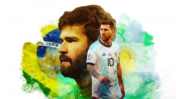 Alisson x Messi: zerado na Copa América, goleiro da Seleção tenta aumentar freguesia do argentino