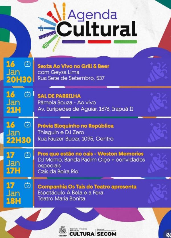 Agenda Cultural movimenta Floriano com música, teatro e muita animação