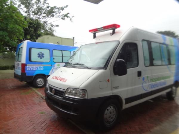 HRTN recebe 2 novas ambul&acirc;ncias.(Imagem:FlorianoNews)