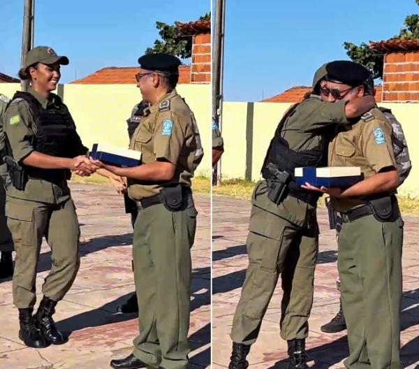  3&ordm; BPM de Floriano homenageia policiais pelo Dia dos Pais.(Imagem:Reprodu&ccedil;&atilde;o/Instagram)