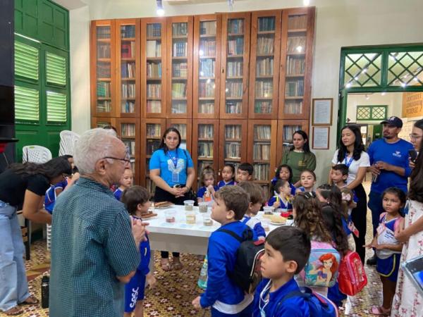 Alunos do Sesc Picos participam de visita pedagógica ao museu da cidade