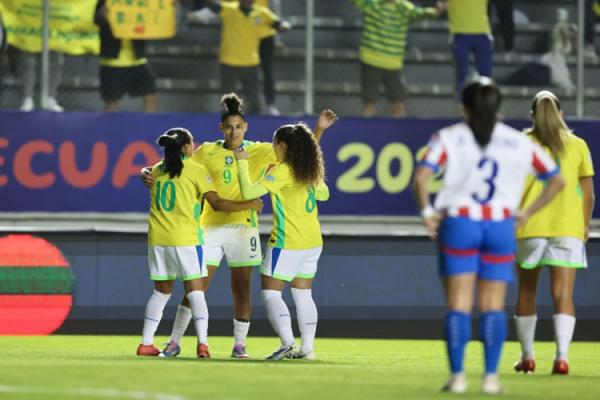 Brasil goleia Paraguai e está classificada na Copa América Feminina(Imagem:Lívia Villas Boas / CBF)
