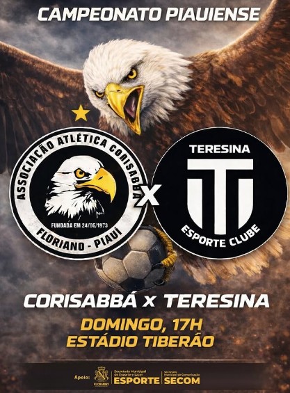 Prefeitura de Floriano convoca torcedores para estreia do Corisabbá na 1ª Divisão do Campeonato PI