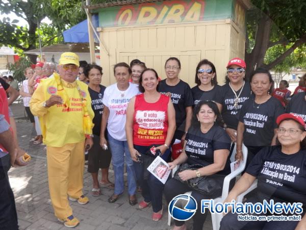 Manifesta&ccedil;&otilde;es promovidas por centrais sindicais.(Imagem:FlorianoNews)