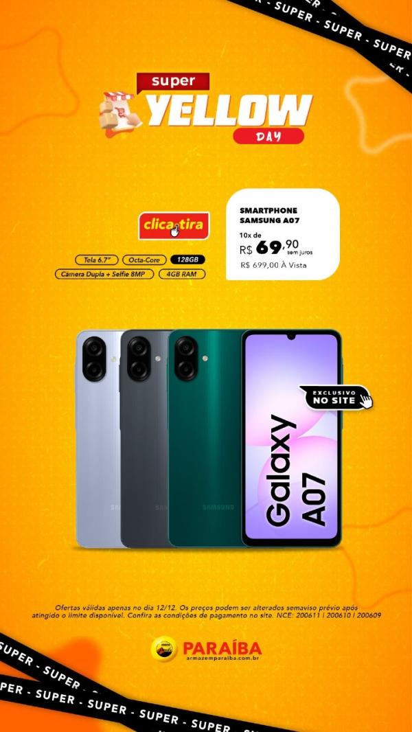 Armazém Paraíba realiza o "Super Yellow Day" nesta sexta com ofertas limitadas