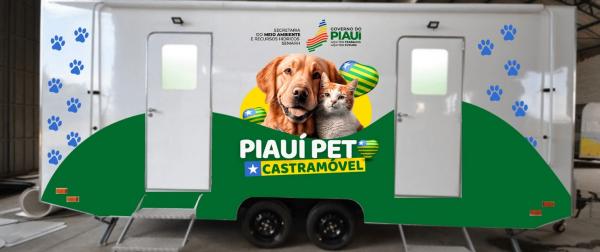 Governo do Estado lança projeto Piauí Pet Castramóvel no dia 5 de junho