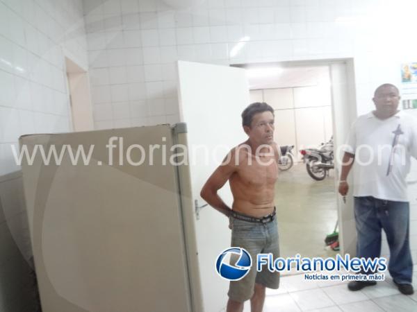 Pol&iacute;cia Civil prende acusado de sequestrar menor em Floriano.(Imagem:FlorianoNews)