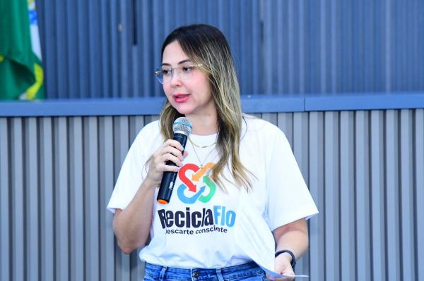 Secret&aacute;ria de Sa&uacute;de, Caroline Reis.(Imagem:CMF)