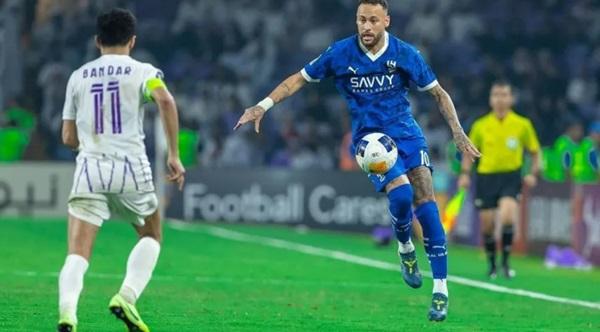 Neymar retorna na vit&oacute;ria, por 5 a 4, do Al-Hilal contra o Al-Ain(Imagem:Divulga&ccedil;&atilde;o / Al-Hilal)