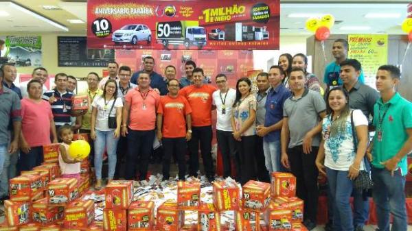 Armazém Paraíba realiza em Floriano o segundo sorteio da promoção de aniversário