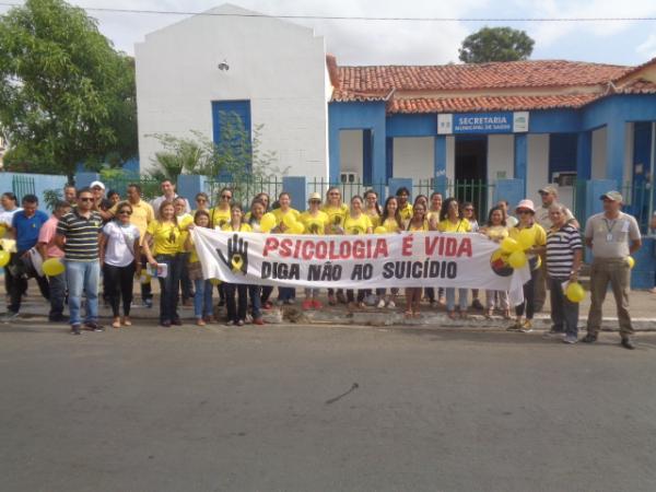 Encerrada a campanha Setembro Amarelo de preven&ccedil;&atilde;o ao suic&iacute;dio em Floriano.(Imagem:FlorianoNews)