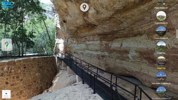 Passeio virtual e imersivo mostra paisagens do Parque Nacional Serra da Capivara em 360&deg; (Imagem:Reprodu&ccedil;&atilde;o)