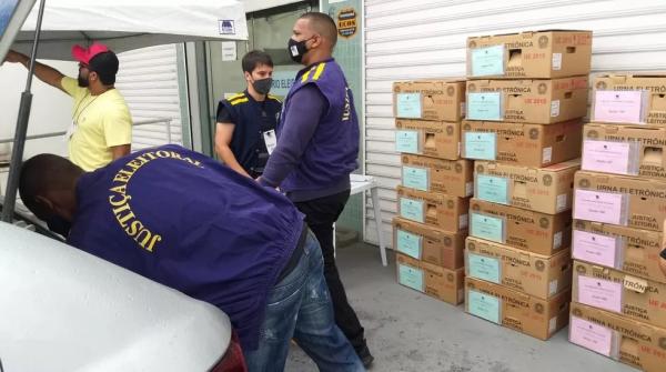 Urnas eletrônicas começam a ser distribuídas a partir de segunda-feira (8) no Piauí