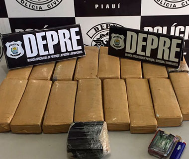 Polícia apreende 13 quilos de maconha após denúncia anônima