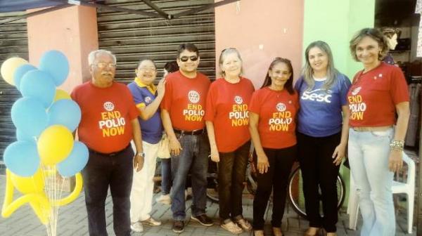 Sa&uacute;de promove tarde de mobiliza&ccedil;&atilde;o da Campanha de Vacina&ccedil;&atilde;o contra a P&oacute;lio e Sarampo.(Imagem:FlorianoNews)