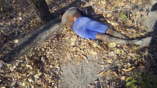 Corpo &eacute; encontrado por populares na zona rural de Floriano.(Imagem:Divulga&ccedil;&atilde;o)