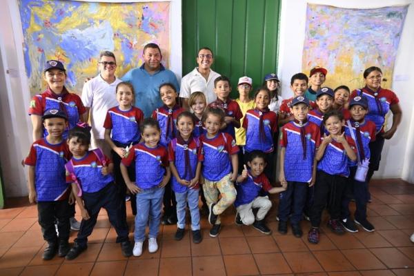 Museu do Piauí recebe a exposição com quadros produzidos por crianças de Itaueira e Cristino Castro