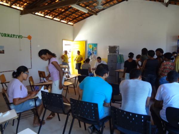 Acad&ecirc;micos de enfermagem realizaram palestras na zona rural de Floriano.(Imagem:FlorianoNews)