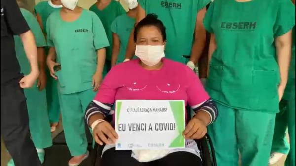Pacientes de Manaus em Teresina recebem alta e se emocionam ao deixar hospital: "agradeço a todos"