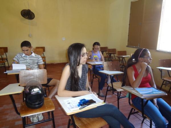 Iniciada aulas do curso preparat&oacute;rio para o Enem do Programa Mais Saber.(Imagem:FlorianoNews)