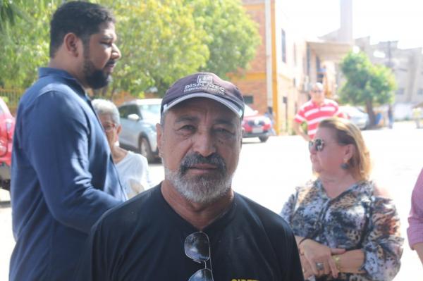 Valdecir Campelo, diretor de imprensa do sindicato de imprensa do Detran Piau&iacute;.(Imagem: Lucas Pessoa/G1)