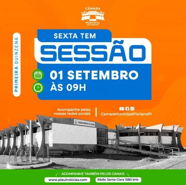 Câmara Municipal de Floriano inicia trabalhos legislativos de setembro nesta sexta (1º)