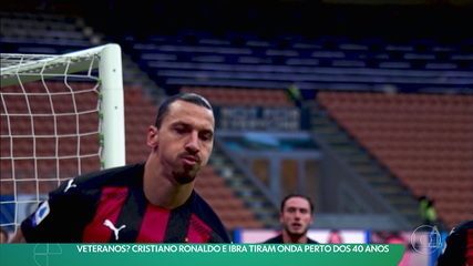 Em forma, CR7 e Ibrahimovic ignoram rótulo de veteranos e impressionam com números