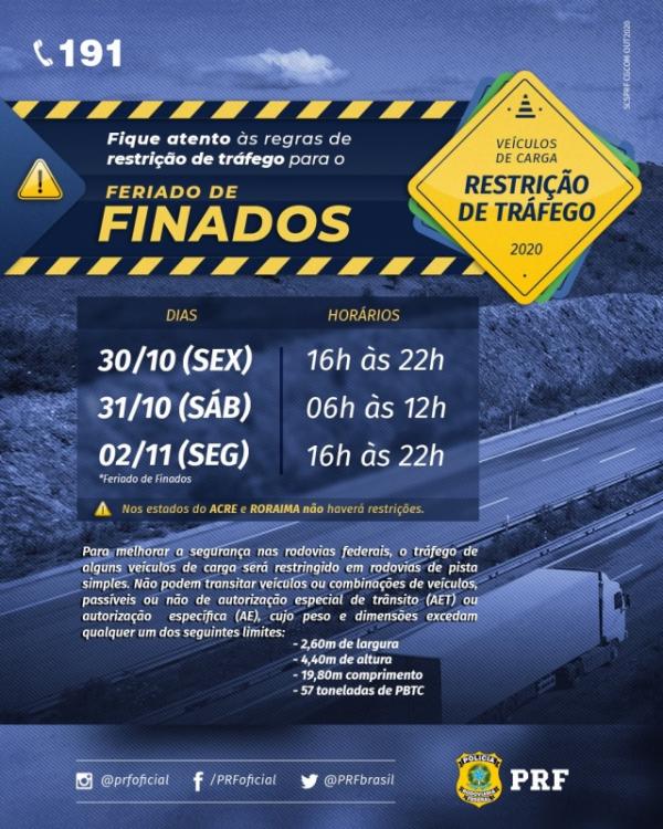 Opera&ccedil;&atilde;o Finados 2020(Imagem:Divulga&ccedil;&atilde;o/PRF)