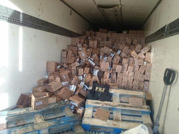 PRF recupera no Piauí carga roubada avaliada em R$ 300 mil