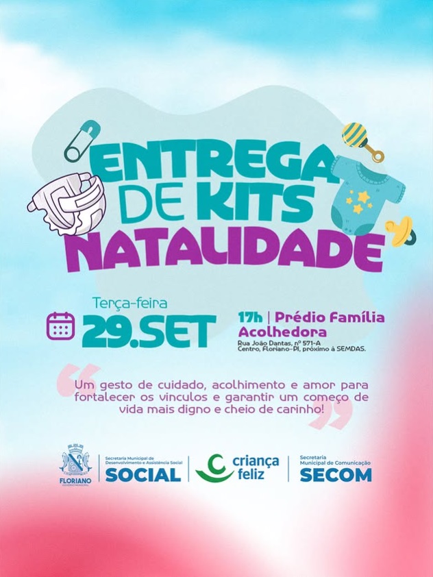 Prefeitura de Floriano realiza entrega de Kits Maternidade para gestantes acompanhadas pela assistência social