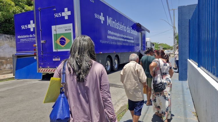 Carreta da Oftalmologia realiza mais de 5,6 mil procedimentos em Floriano
