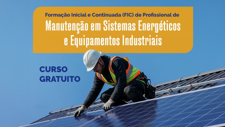IFPI oferta curso de Manutenção em Sistemas Energéticos e Equipamentos Industriais
