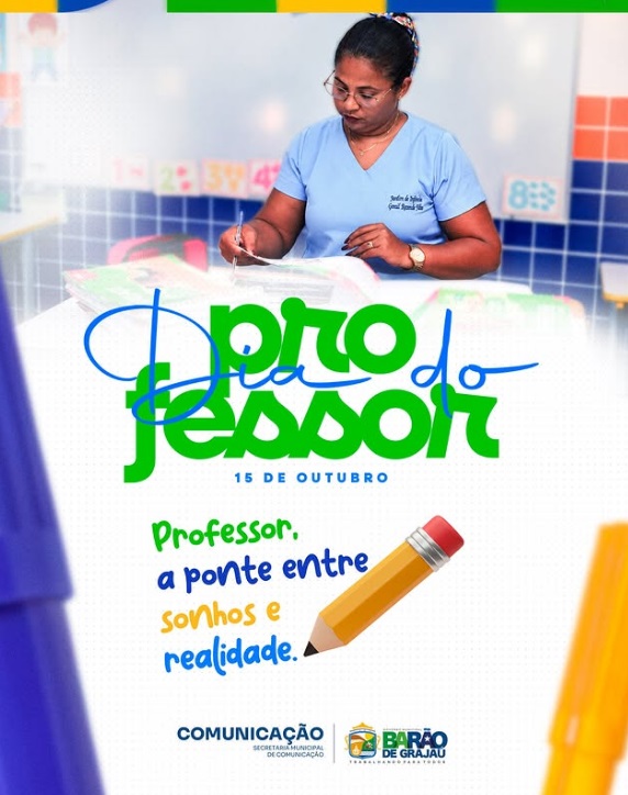 Prefeitura de Barão de Grajaú homenageia professores pelo seu dia