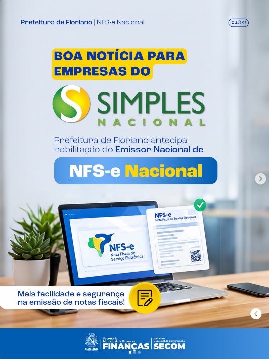 Empresas do Simples Nacional deverão emitir NFS-e pela Plataforma Nacional a partir de novembro