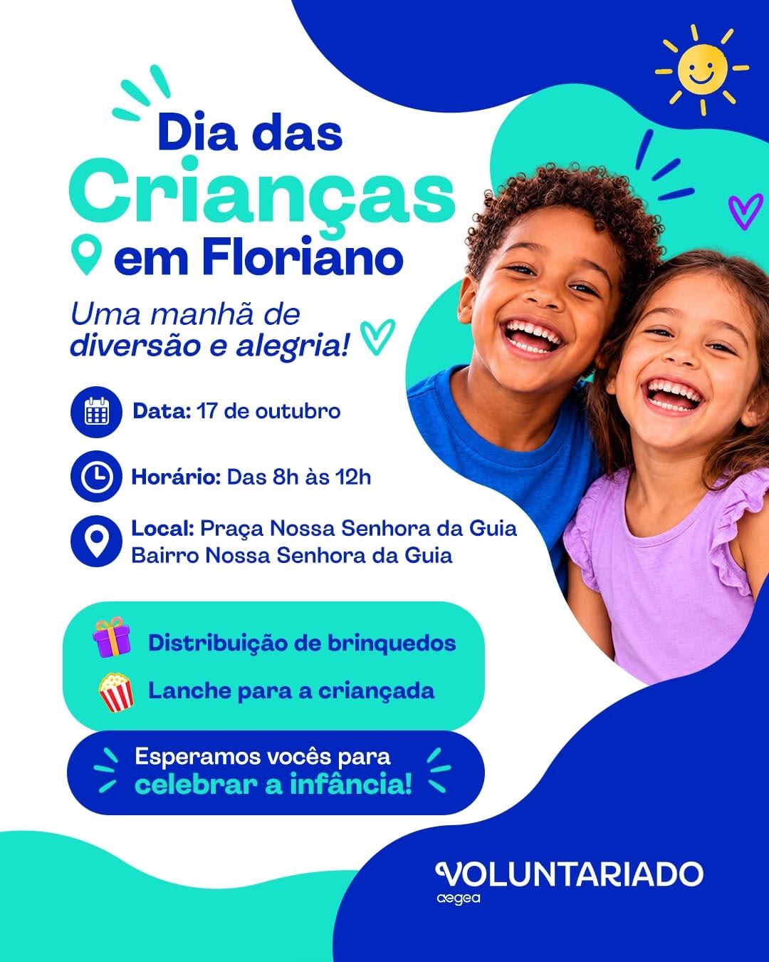 Aguas do Piauí realiza manhã de lazer em comemoração ao Dia das Crianças em Floriano
