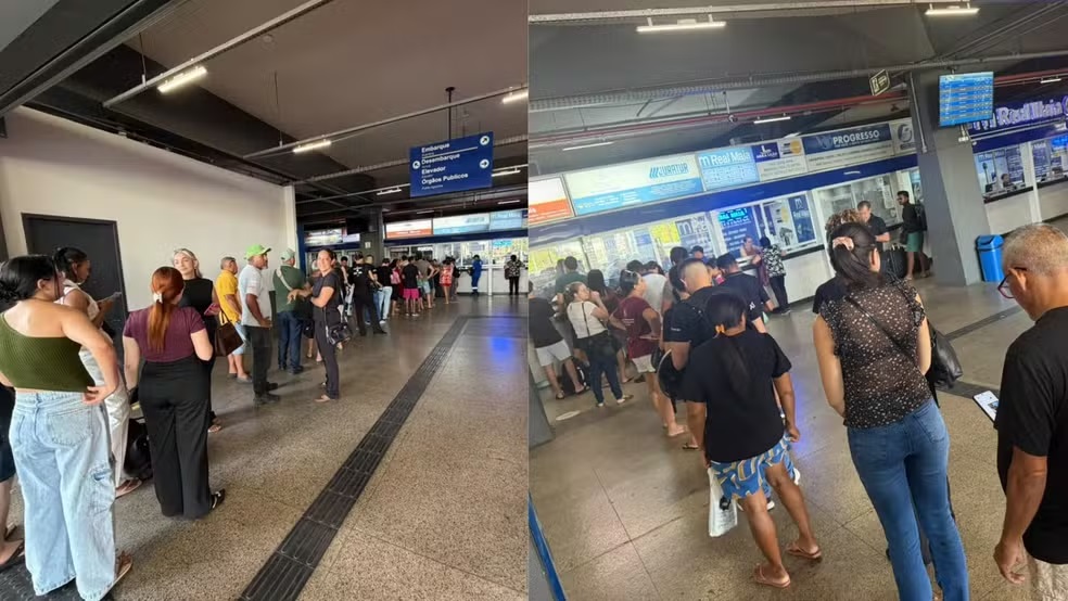 Eleições 2026: Eleitores lotam rodoviária de Teresina em busca de passagens gratuitas para votação

