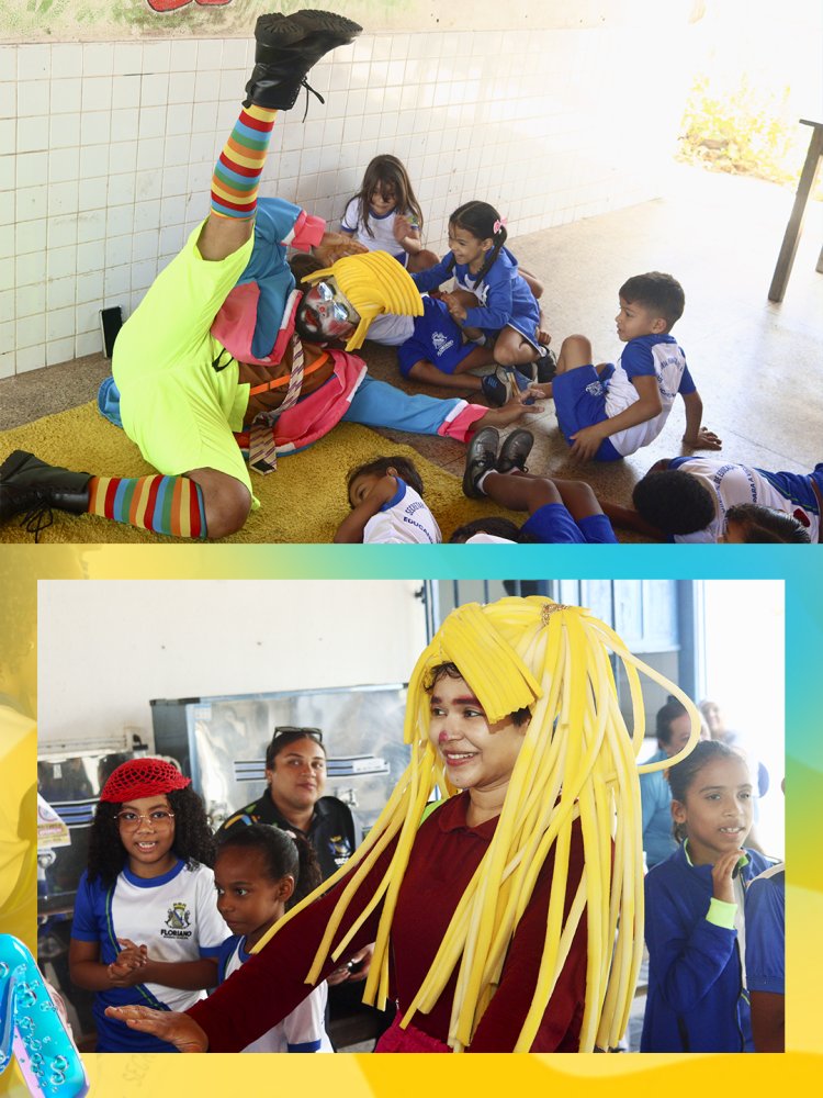 Prefeitura de Floriano promove incentivo à leitura com apresentações da Biblioteca Itinerante em escolas e comunidades.
