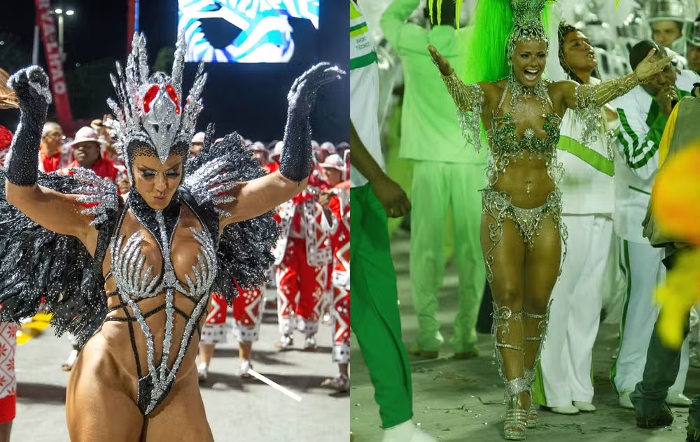 Atualmente no Salgueiro, Viviane Araújo já foi rainha de bateria da Mocidade.