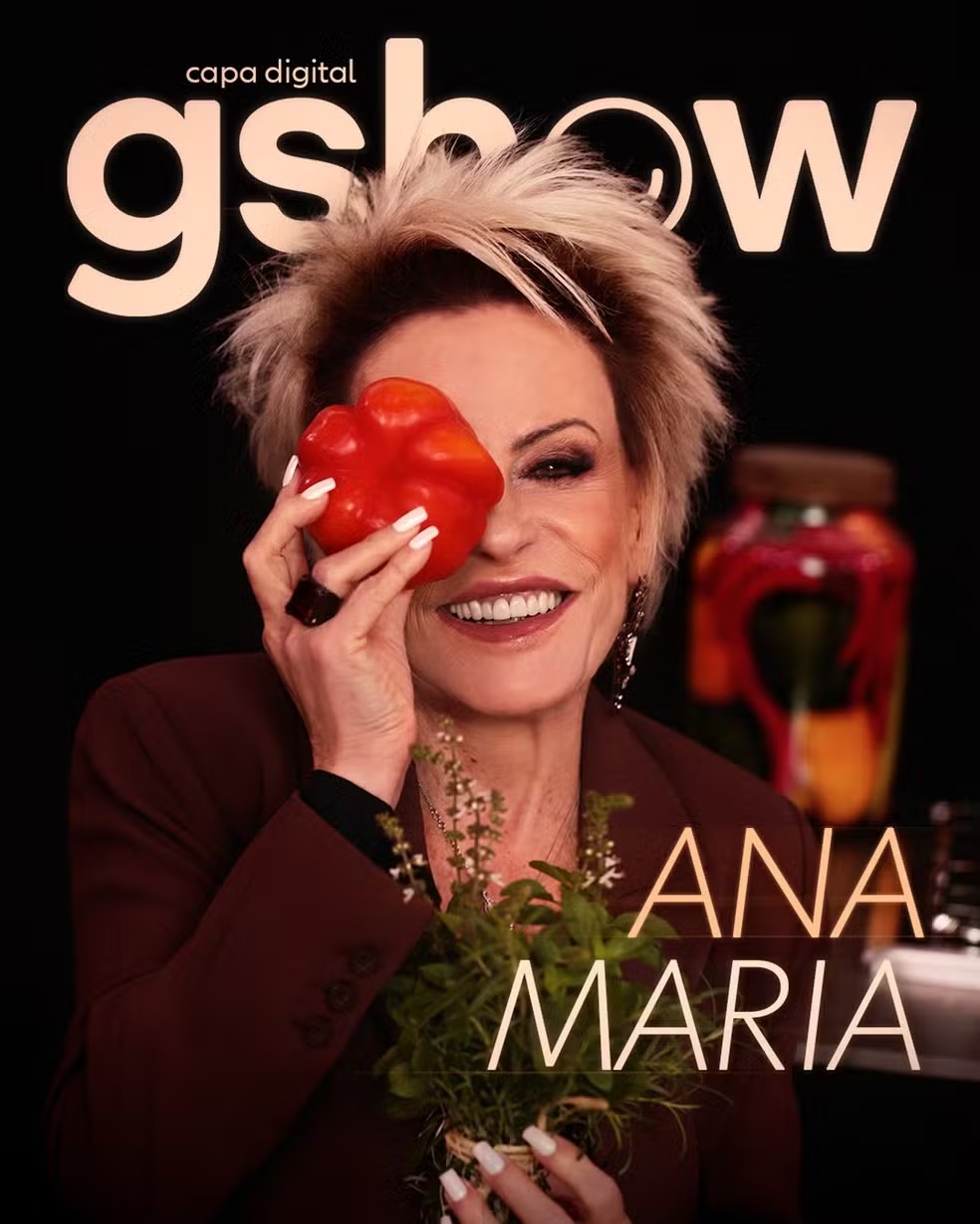 Ana Maria Braga posa para capa especial gshow