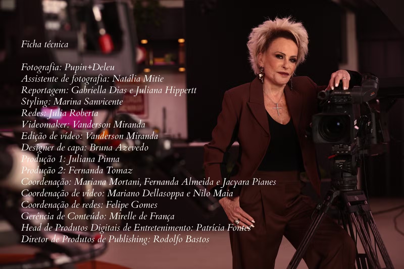 Ana Maria Braga posa para capa especial gshow