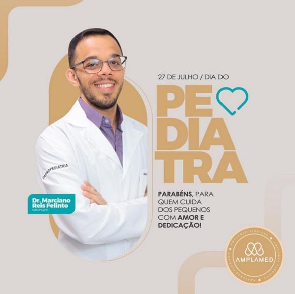 Clínica Amplamed celebra o Dia do Pediatra com homenagem ao Dr. Marciano Reis