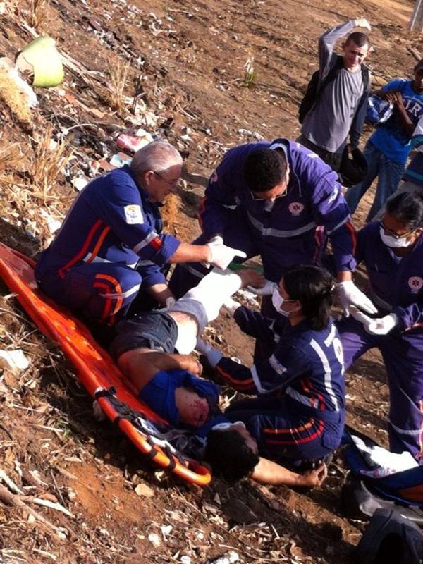 Acidente entre carro e moto deixa dois feridos na BR-316.(Imagem:Marlene Dias   )