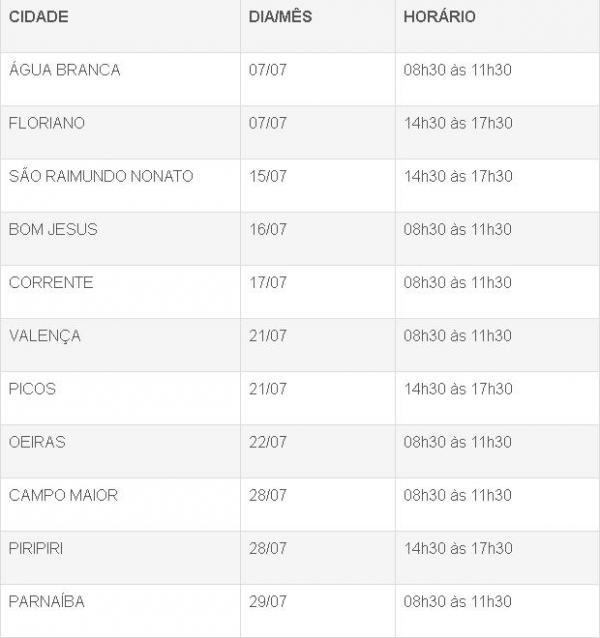 CRONOGRAMA DA CAMPANHA DE VACINAÇÃO H1N1 ? 2015(Imagem:Divulgação)