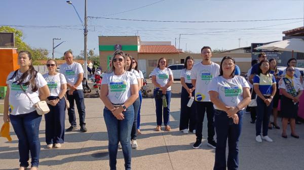 Bar&atilde;o de Graja&uacute; celebra Independ&ecirc;ncia do Brasil com ato de hasteamento dos pavilh&otilde;es(Imagem:FlorianoNews)