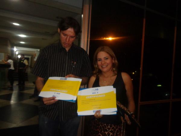 Parceiros receberam certificado por participa&ccedil;&atilde;o no A&ccedil;&atilde;o Global de Floriano.(Imagem:FloriaNonews)
