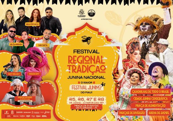Floriano será a capital do São João com o Festival Regional da Tradição Junina Nacional