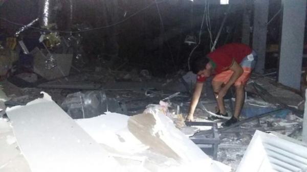 PM procura bando respons&aacute;vel por assalto a ag&ecirc;ncia banc&aacute;ria em Itaueira.(Imagem:Delio Ara&uacute;jo)