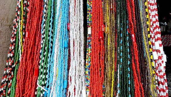Colar de contas da umbanda.(Imagem:Divulga&ccedil;&atilde;o)