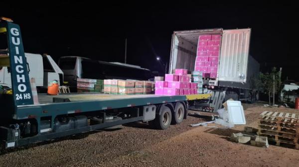 PRF apreende carga com 576 produtos eletrônicos importados ilegalmente